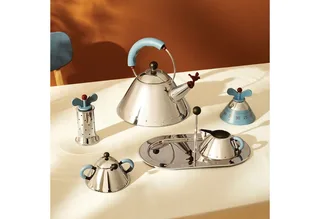 Waterkoker Bird met fluitje, 2 L van Alessi in Zilver – productfoto 2 van 3