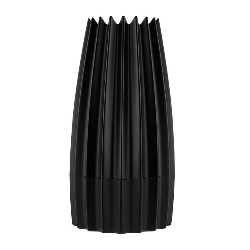 William Alsop & Federico Grazzini - Grind Zout / Pepermolen - Aluminium - Black van Alessi in Zwart – productfoto 1 van 2