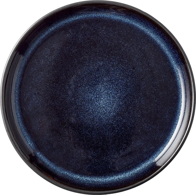 Gastro Bord Dia. 17 x 2,0 cm Zwart/Donkerblauw by Bitz in Black, Dark blue – product photo