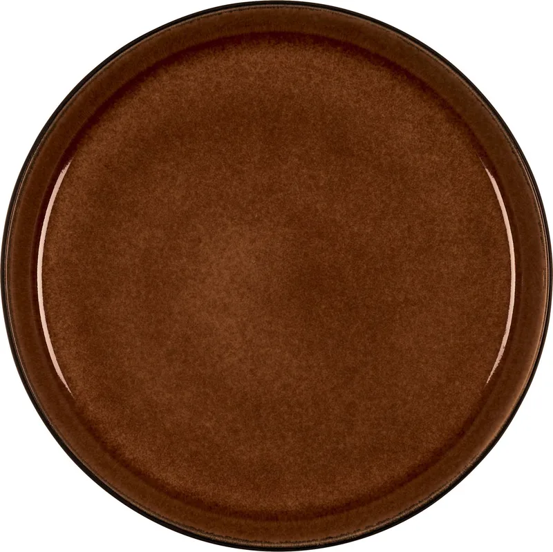 Gastro Bord Dia. 21 x 2,0 cm Zwart/Amber by Bitz in Black, Amber – product photo
