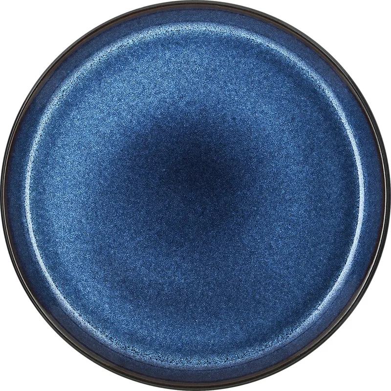 Gastro Bord Dia. 21 x 2,0 cm Zwart/Donkerblauw by Bitz in Black, Dark blue – product photo