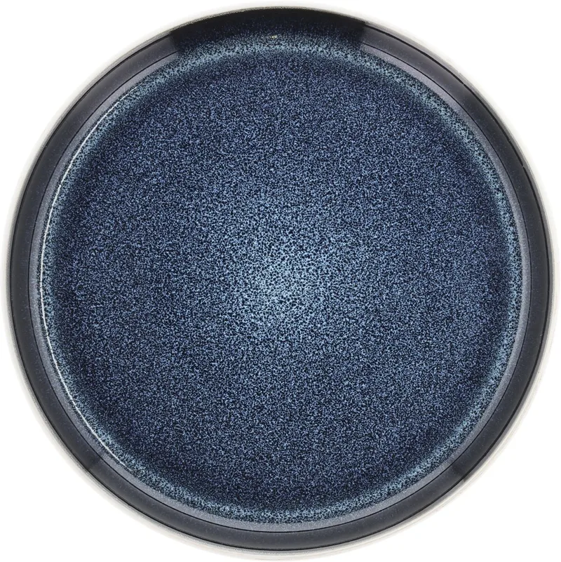 Gastro Bord Dia 21 x 2 cm Wit/Donkerblauw by Bitz in White, Dark blue – product photo