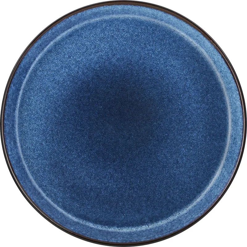 Gastro Bord Dia. 27 x 2,5 cm Zwart/Donkerblauw by Bitz in Black, Dark blue – product photo