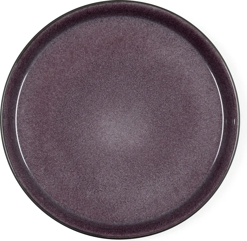 Gastro Bord Dia. 27 x 2,5 cm Zwart/Paars van Bitz in Zwart, Lilac – productfoto