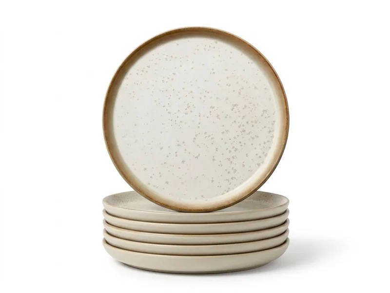 Gastro Gebaksbord 17 cm set van 6 by Bitz in Cream – product photo