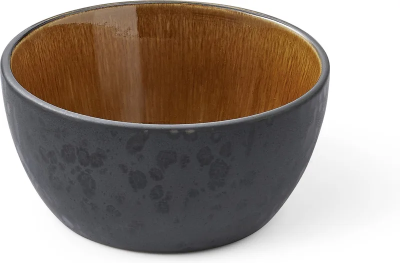 Kom Dia. 10 x 5 cm Zwart/Amber by Bitz in Black, Amber – product photo