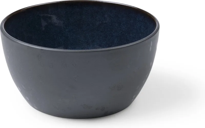 Kom Dia. 14 x 7 cm Zwart/Donkerblauw de Bitz en Noir, Bleu foncé – photo produit