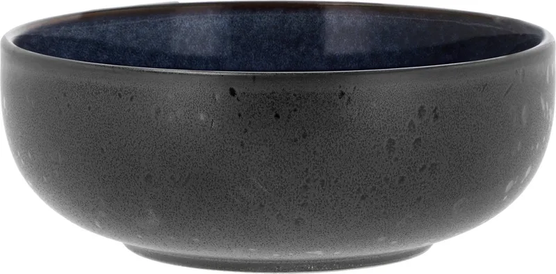 Poke/ramen kom Dia 18 x 7 cm Zwart/Donkerblauw de Bitz en Noir, Bleu foncé – photo produit