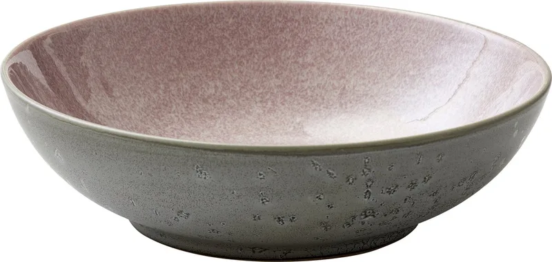 Saladekom Dia. 24 x 6 cm Grijs/Light pink van Bitz in Grijs, Light pink – productfoto