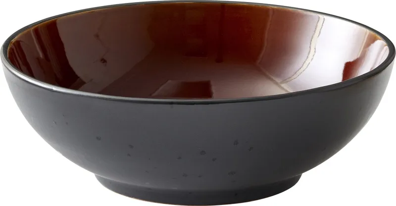 Bol à salade Bitz Ø30 cm Noir-ambre de Bitz en Noir, Amber – photo produit