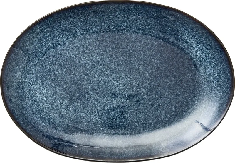 Bitz Schale oval 25x36 cm Schwarz-dunkelblau von Bitz in Schwarz, Dunkelblau – Produktfoto