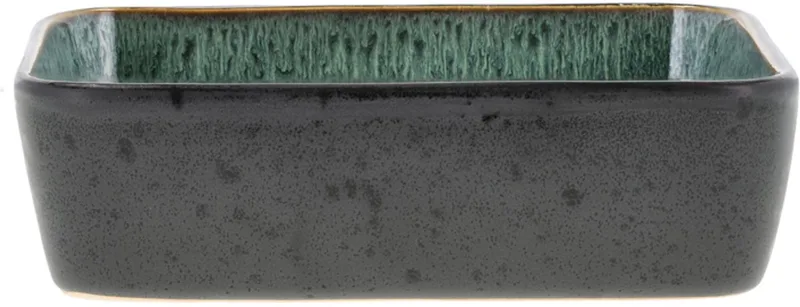 Schaal rechthoekig 19 x 14 x 5,3 cm Zwart/Groen by Bitz in Black, Green – product photo