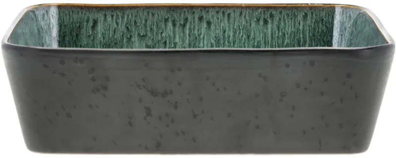 Schaal rechthoekig 28 x 21 x 8 cm Zwart/Groen by Bitz in Black, Green – product photo