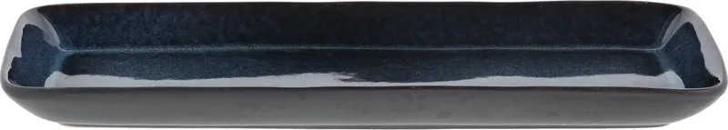 Serveerschaal rechthoekig 38 x 14 x 3,5 cm Zwart/Donkerblauw fra Bitz i Sort, Mørkeblå – produktbillede
