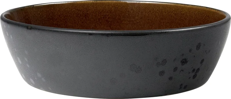 Soepkom Dia. 18 x 5 cm Zwart/Amber by Bitz in Black, Amber – product photo