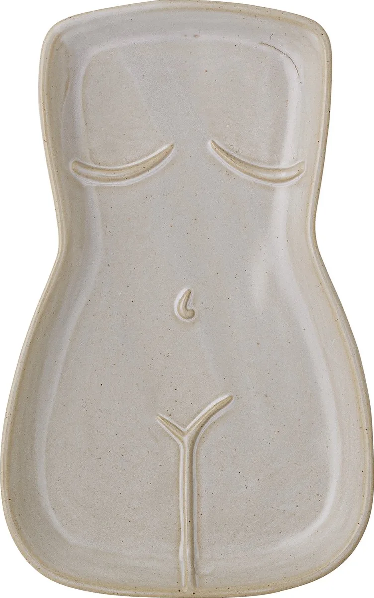 Bila Schaal - Beige - Aardewerk by Bloomingville in Natural – product photo