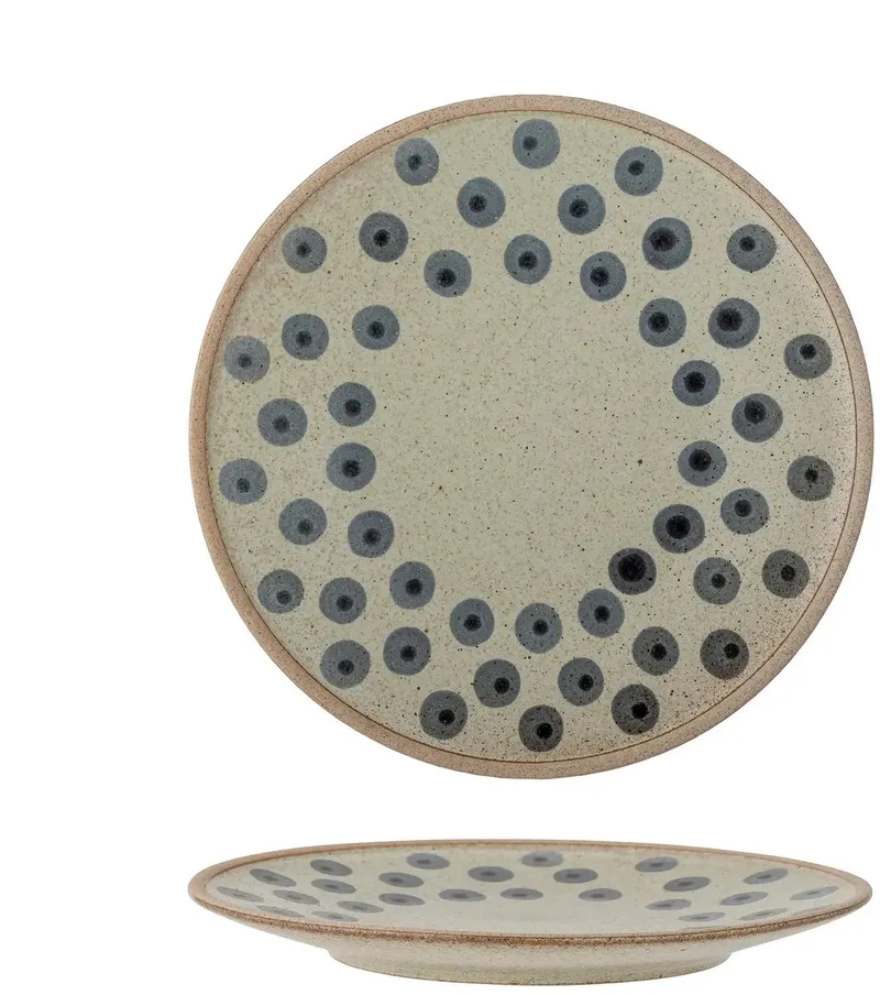 Bord aardewerk blauw Tinni 21cm de Bloomingville – photo produit