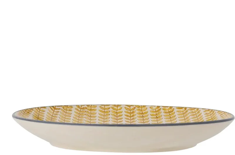 Bord aardewerk geel Maple 25cm by Bloomingville – product photo