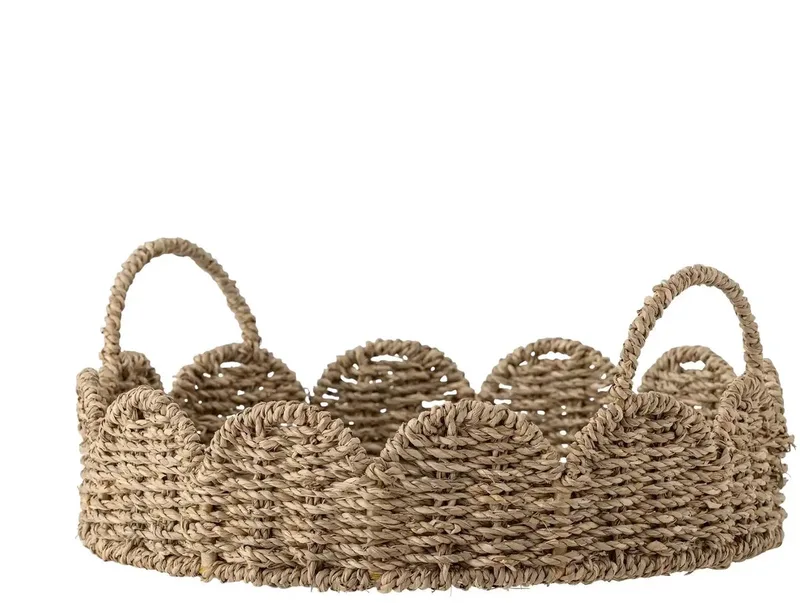 Dienblad zeegras naturel Brea - 35cm de Bloomingville – photo produit