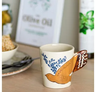Hezha-Beker - Beige - Aardewerk fra Bloomingville i Natur – produktbillede 2 af 3