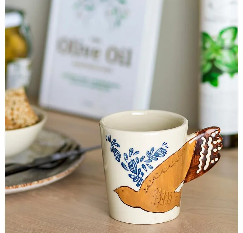 Hezha-Beker - Beige - Aardewerk fra Bloomingville i Natur – produktbillede 2 af 3
