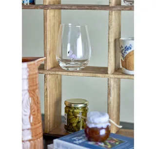 Misa Drinkglas met Flamingo – mondgeblazen glas – 560 ml från Bloomingville i Transparent – produktbild 2 av 2
