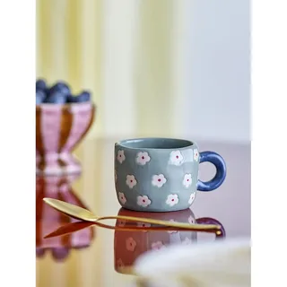 Mok aardewerk blauw Nini - 110ml by Bloomingville – product photo 4 of 5