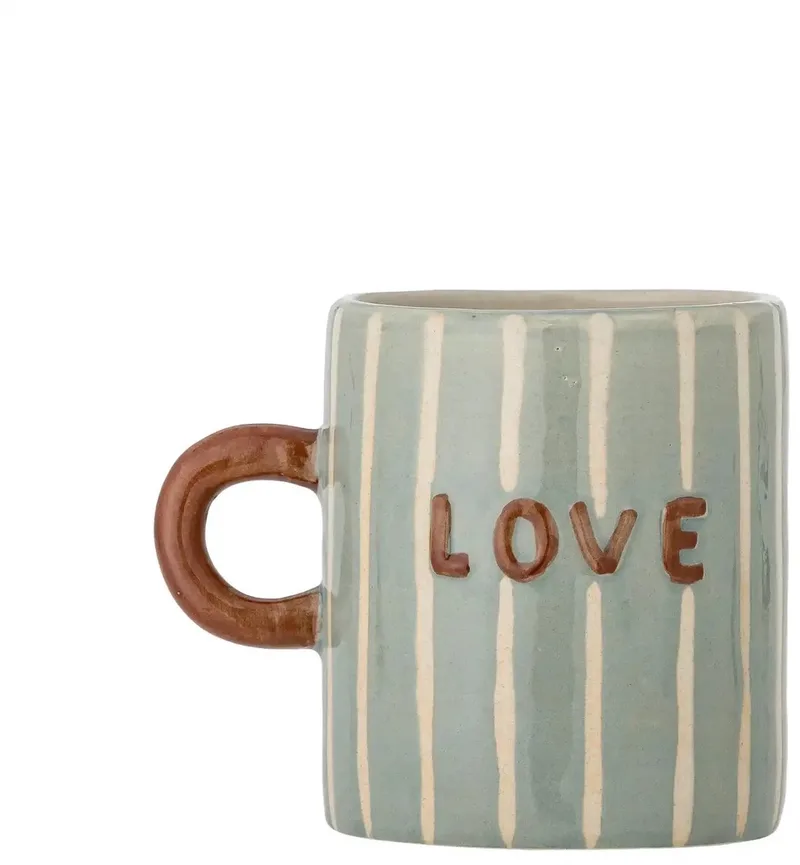 Mok Cherish Mug Blue DAD van Bloomingville – productfoto