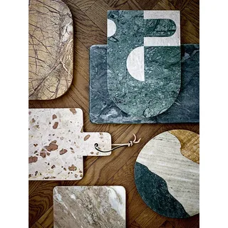 Planche à Découper Nukaka 40x20 Cm-marble de Bloomingville en Marron – photo produit 3 sur 5