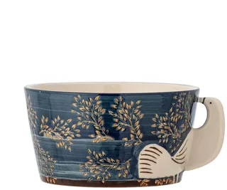 Bol peint à la main Hezha de Bloomingville en Bleu – photo produit 1 sur 5