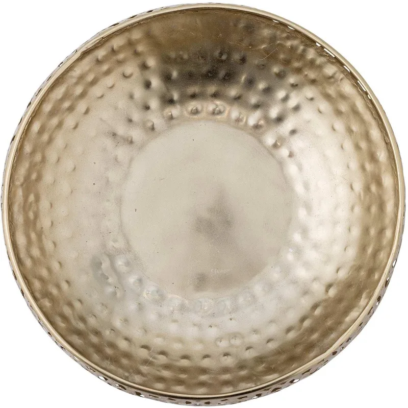 Schaal metaal goud Aisha 35cm van Bloomingville – productfoto