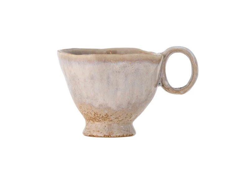 Tasse Bloomingville Imogen Tasse, Natur, Steingut, 175 ml, Steingut von Bloomingville in Beige – Produktfoto