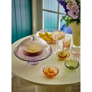 Tayo taartplateau van glas met stolp – Ø 32 cm van Bloomingville – productfoto 5 van 5