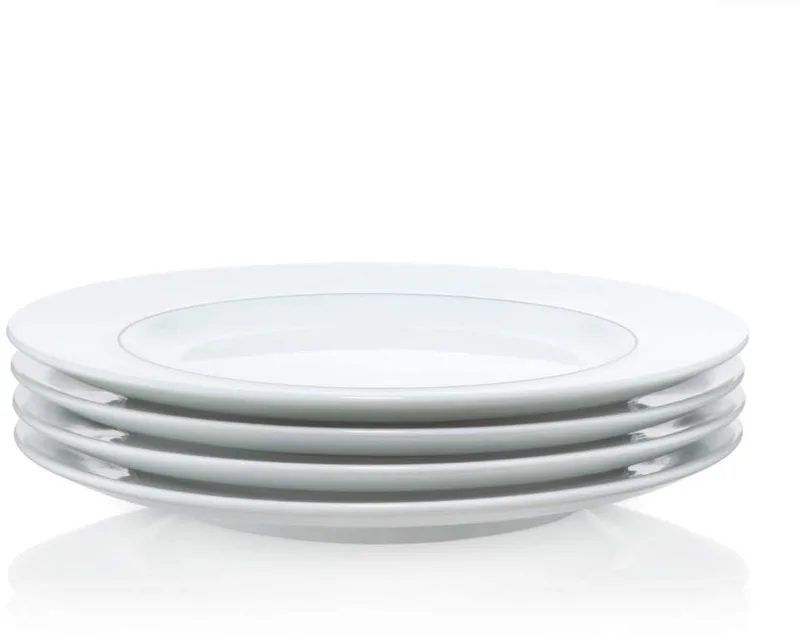 BLAA K11950-83 Set van 4 borden, Ø 18 cm, porselein by Bodum in White – product photo