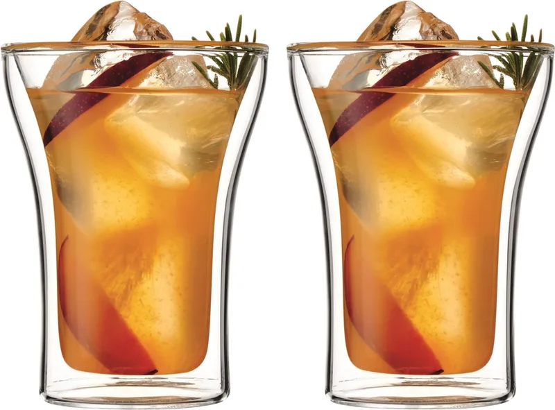 Dubbelwandige Glazen Assam 250 ml - 2 Stuks de Bodum en Transparent – photo produit