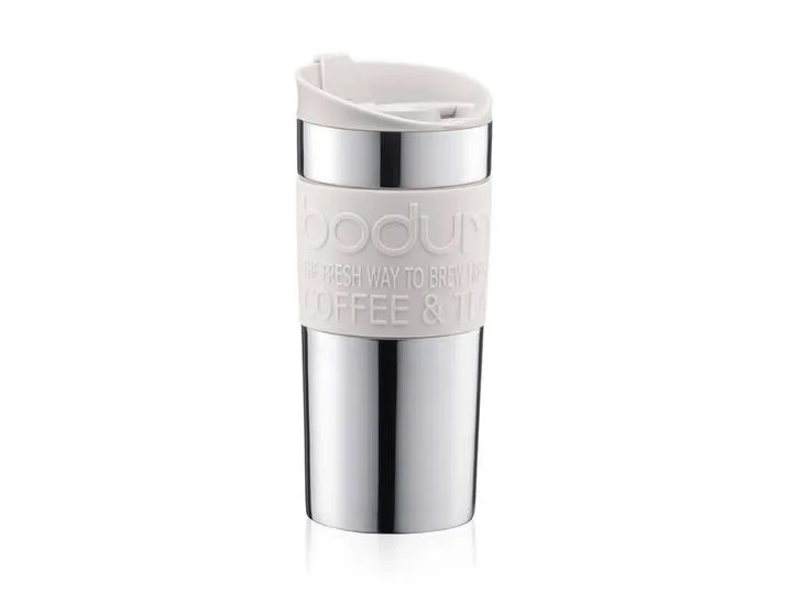 Bodum travel mug 35 cl roestvrij staal Off white fra Bodum – produktbillede