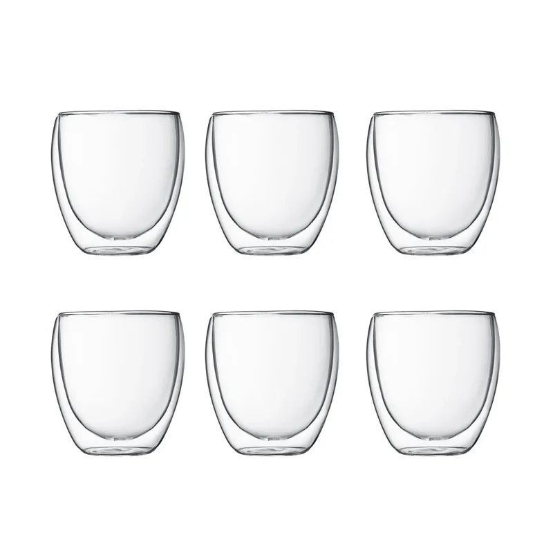 Pavina doppelwandiges Glas 6er Pack 0,25 Liter von Bodum – Produktfoto