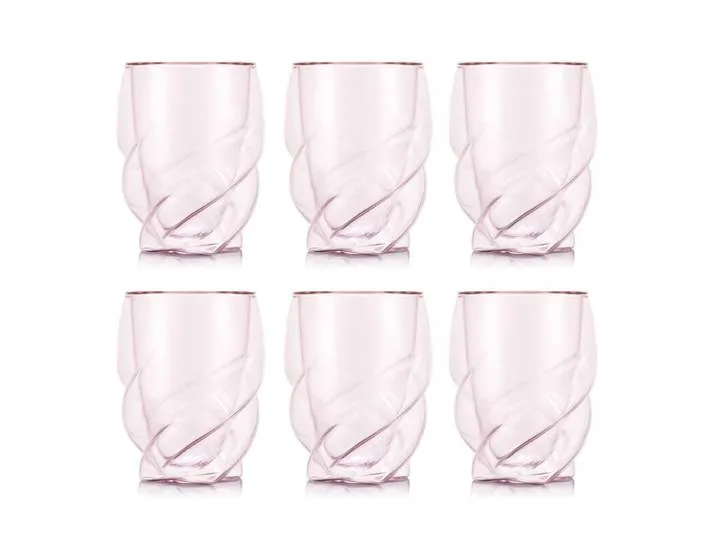 PAVINA PARIS dubbelwandige glazen - 270 ml, transparant roze, verpakking van 6 de Bodum – photo produit