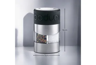 Salzmühle Bodum TWIN Salz- und Pfeffermühle Gewürzmühle 12 cm Schwarz från Bodum – produktbild 3 av 4