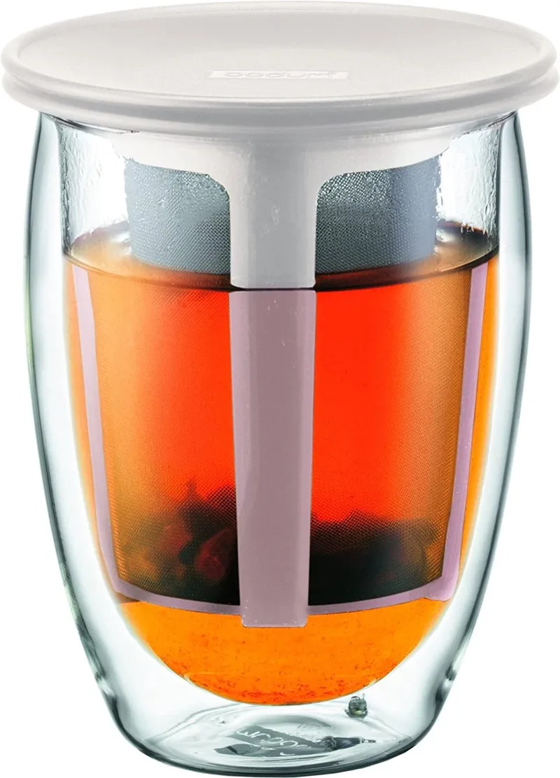 Theeglazen – thee glazen – set van theeglazen – premium kwaliteit – luxe glazen koffie thee de Bodum en Crème – photo produit