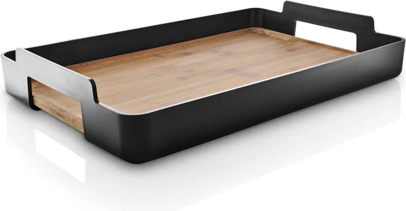 Dienblad - Nordic Kitchen - Zwart/ - Rechthoek - 50x34cm van Eva Solo in Bamboe – productfoto