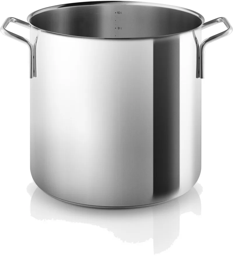 Eva Trio Roestvrijstalen steelpan, kookpot, geschikt voor inductie, aluminium, roestvrij staal, gepolijst staal, 10 L, 302480 från Eva Solo i Silver – produktbild