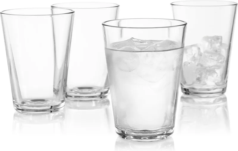 Glas 380 ml Set van 4 Stuks - Borosilicaatglas de Eva Solo en Transparent – photo produit