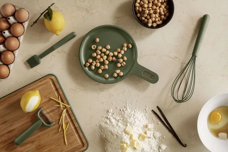 Green Tool Julienne Dunschiller - Kunststof van Eva Solo in Groen – productfoto
