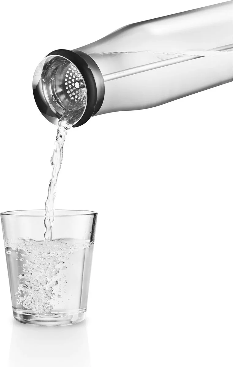 MyFlavour Karaf 1 liter - Roestvast Staal van Eva Solo in Transparant – productfoto