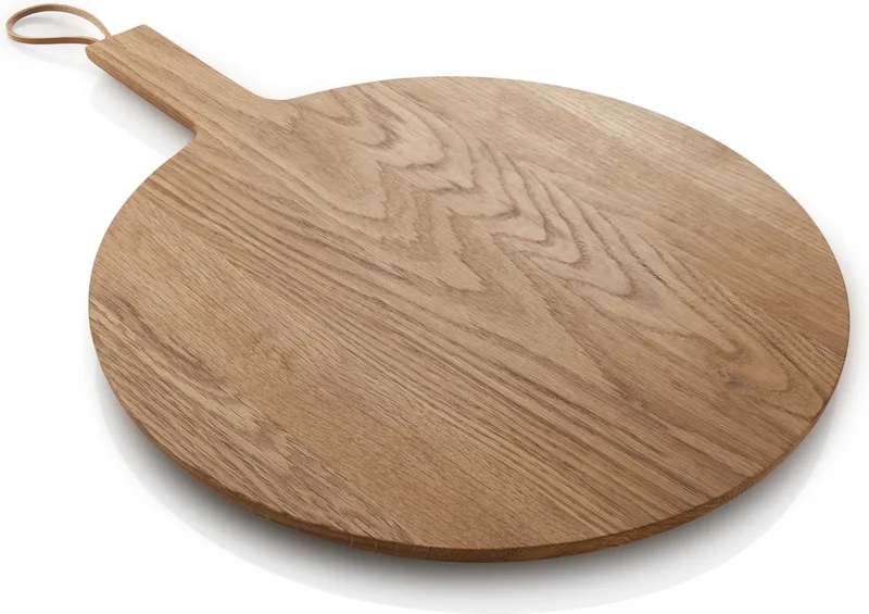 Nordic Kitchen - Borrelplank - Serveerplank - Tapasplank - Snijplank - Rond - Ø 35cm - Hout - Eiken von Eva Solo in Eik – Produktfoto