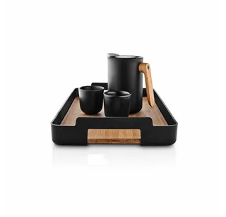 Nordic Kitchen Dienblad 50x34 cm Bamboe - Bruin - Bamboe - Kunststof van Eva Solo in Zwart – productfoto 4 van 5
