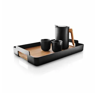 Nordic Kitchen Dienblad 50x34 cm Bamboe - Bruin - Bamboe - Kunststof van Eva Solo in Zwart – productfoto 5 van 5