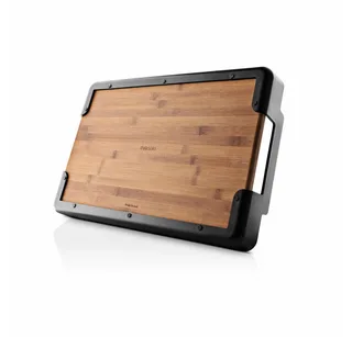 Nordic Kitchen Dienblad 50x34 cm Bamboe - Bruin - Bamboe - Kunststof van Eva Solo in Zwart – productfoto 2 van 5