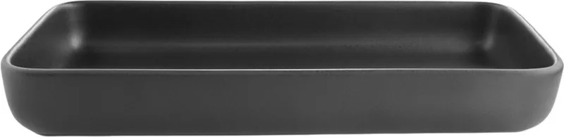 Nordic Kitchen Serveerbord 12x24 cm - Porselein van Eva Solo in Zwart – productfoto